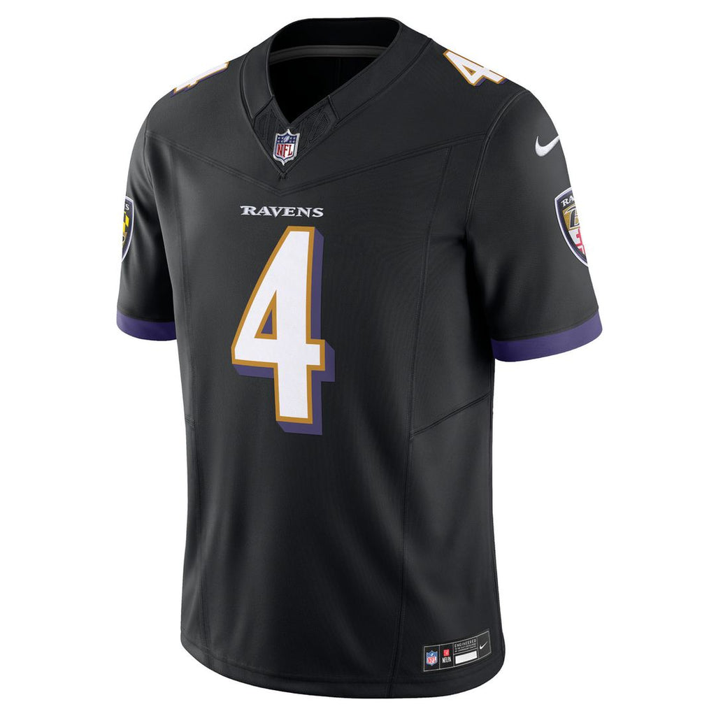 Zay Flowers Baltimore Ravens Nike Vapor F.U.S.E. Limited Jersey - Purple