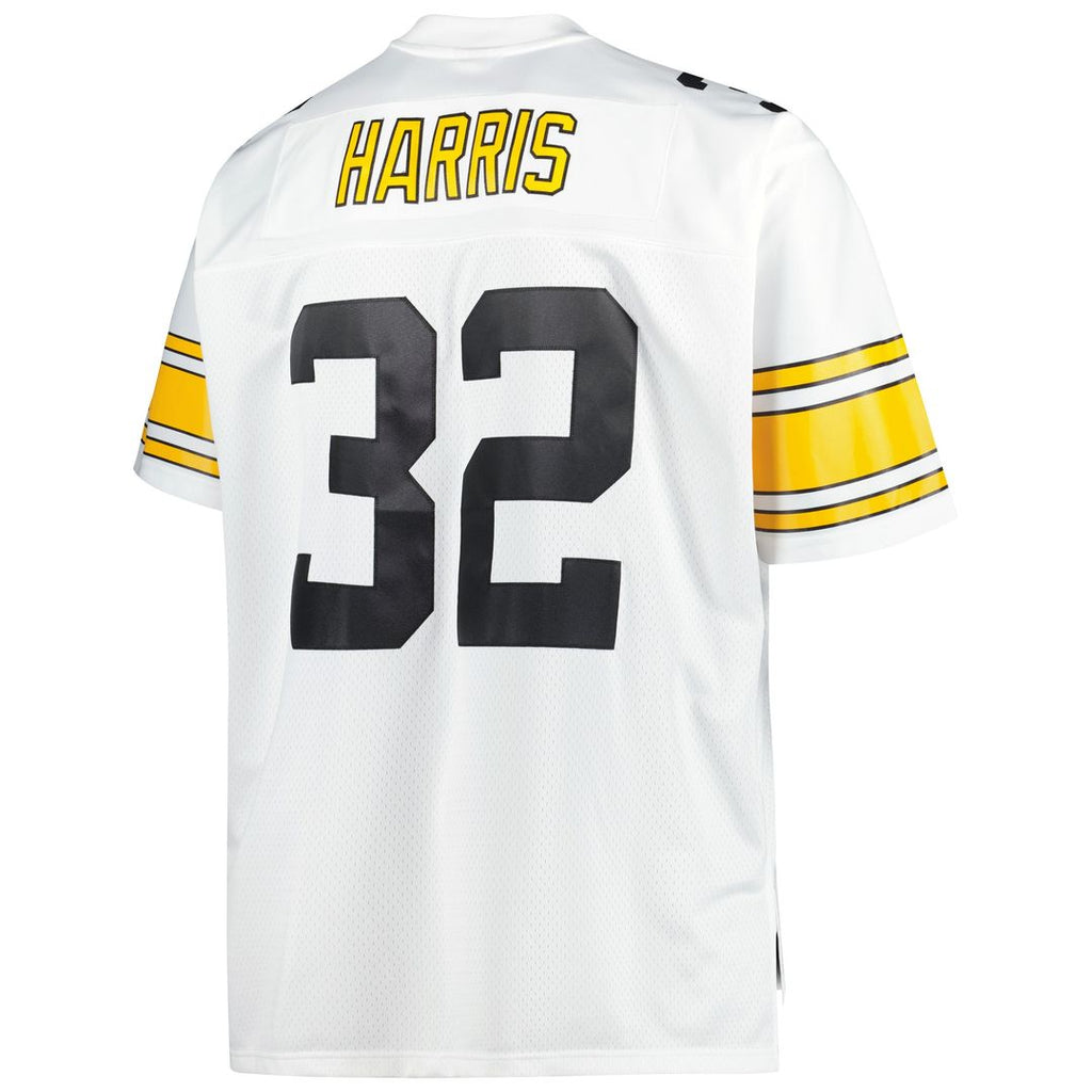 Franco Harris Pittsburgh Steelers Mitchell & Ness Big & Tall 1976 Legacy Retired Player Jersey - Black
