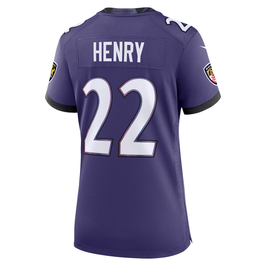 Derrick Henry Baltimore Ravens Nike Women's Alternate Game Jersey - Black