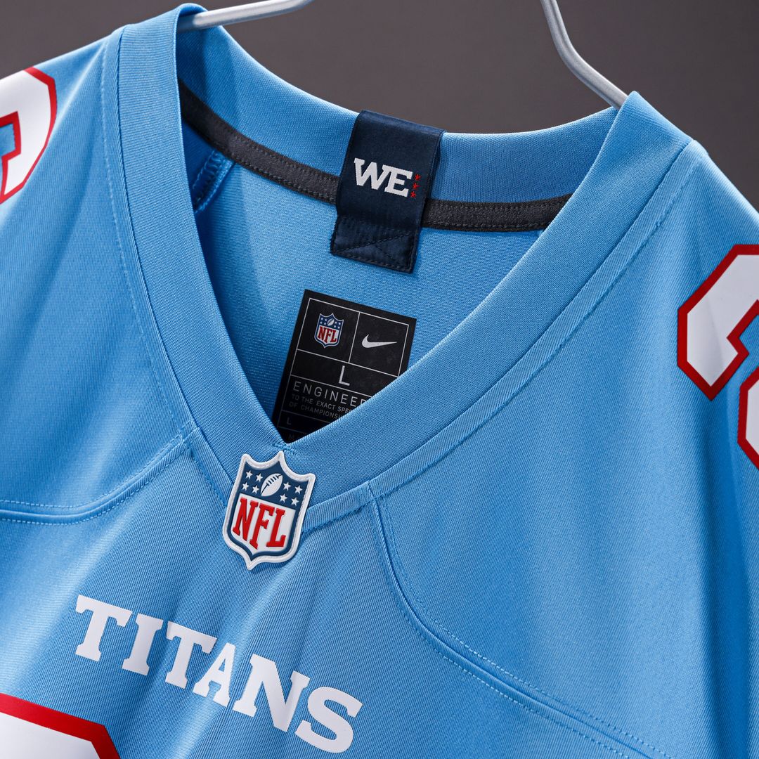 Cameron Ward Tennessee Titans Nike Women's Game Jersey - Light Blue