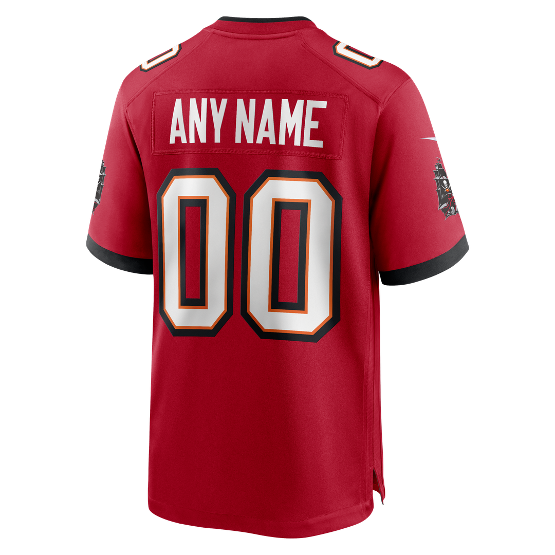 Men's Nike Red Tampa Bay Buccaneers  Team Custom Game Jersey