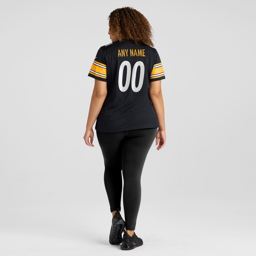 Pittsburgh Steelers Nike Women's Custom Game Jersey - Black