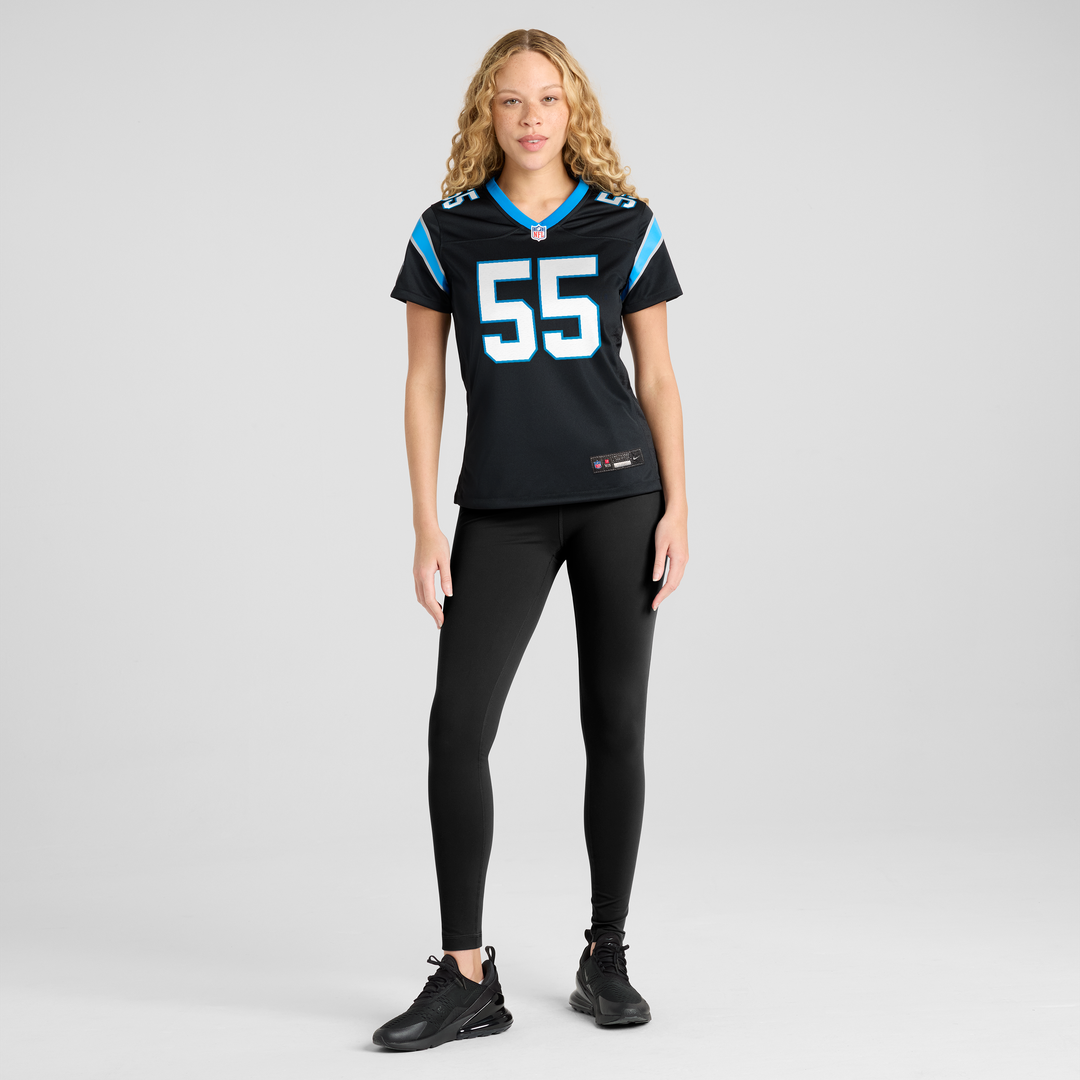 Devin Lloyd Carolina Panthers Nike Women's Team Game Jersey - Black