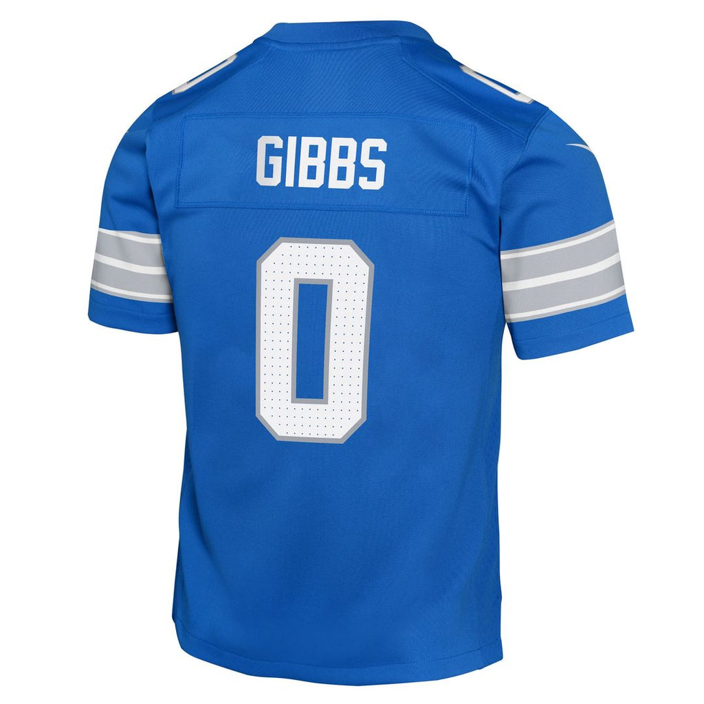 Jahmyr Gibbs Detroit Lions Nike Youth Game Jersey - Black
