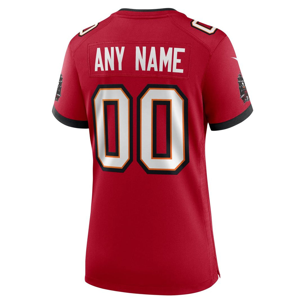 Tampa Bay Buccaneers Nike Women's Alternate Custom Game Jersey - Pewter