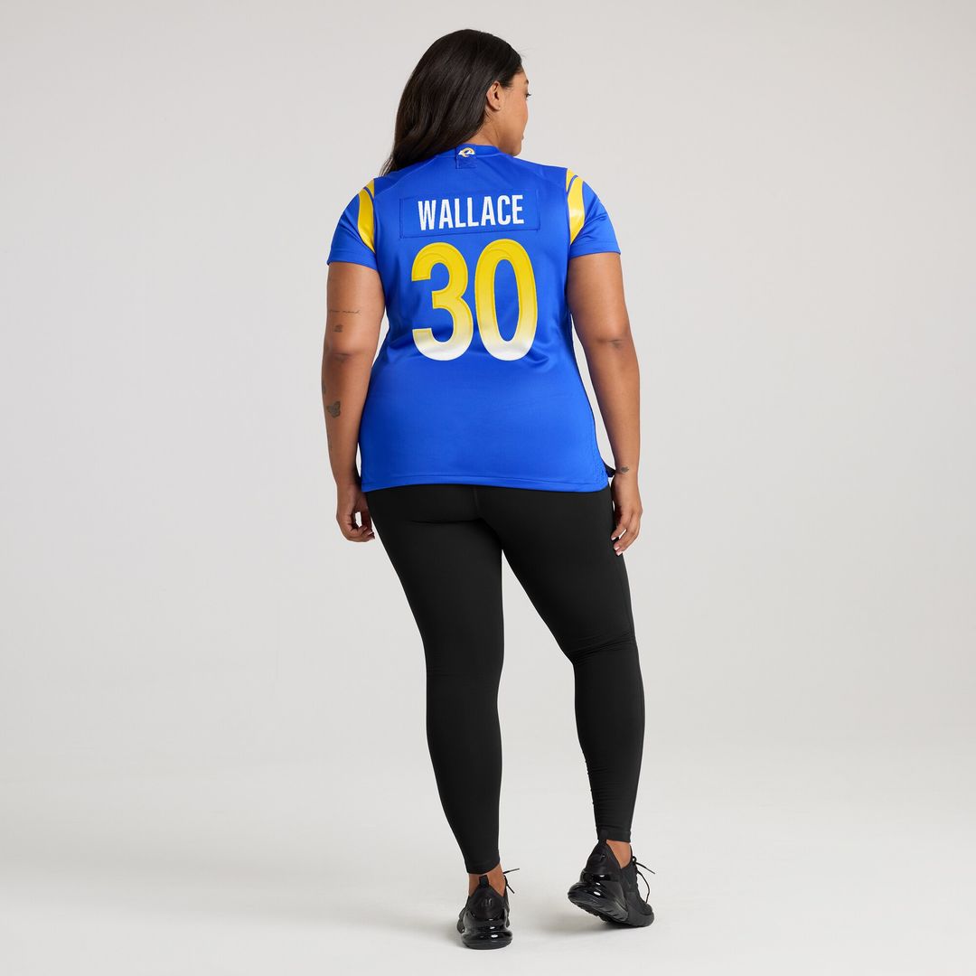 Josh Wallace Los Angeles Rams Nike Women's Game Jersey -  Royal