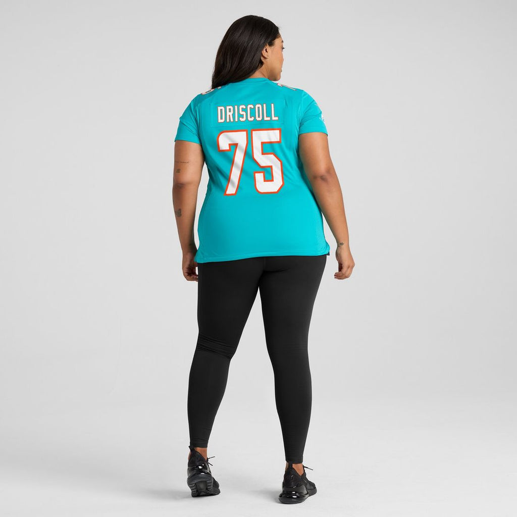 Jack Driscoll Miami Dolphins Nike Women's Team Game Jersey -  Aqua