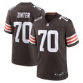 Zak Zinter Cleveland Browns Nike Team Game Jersey -  Brown