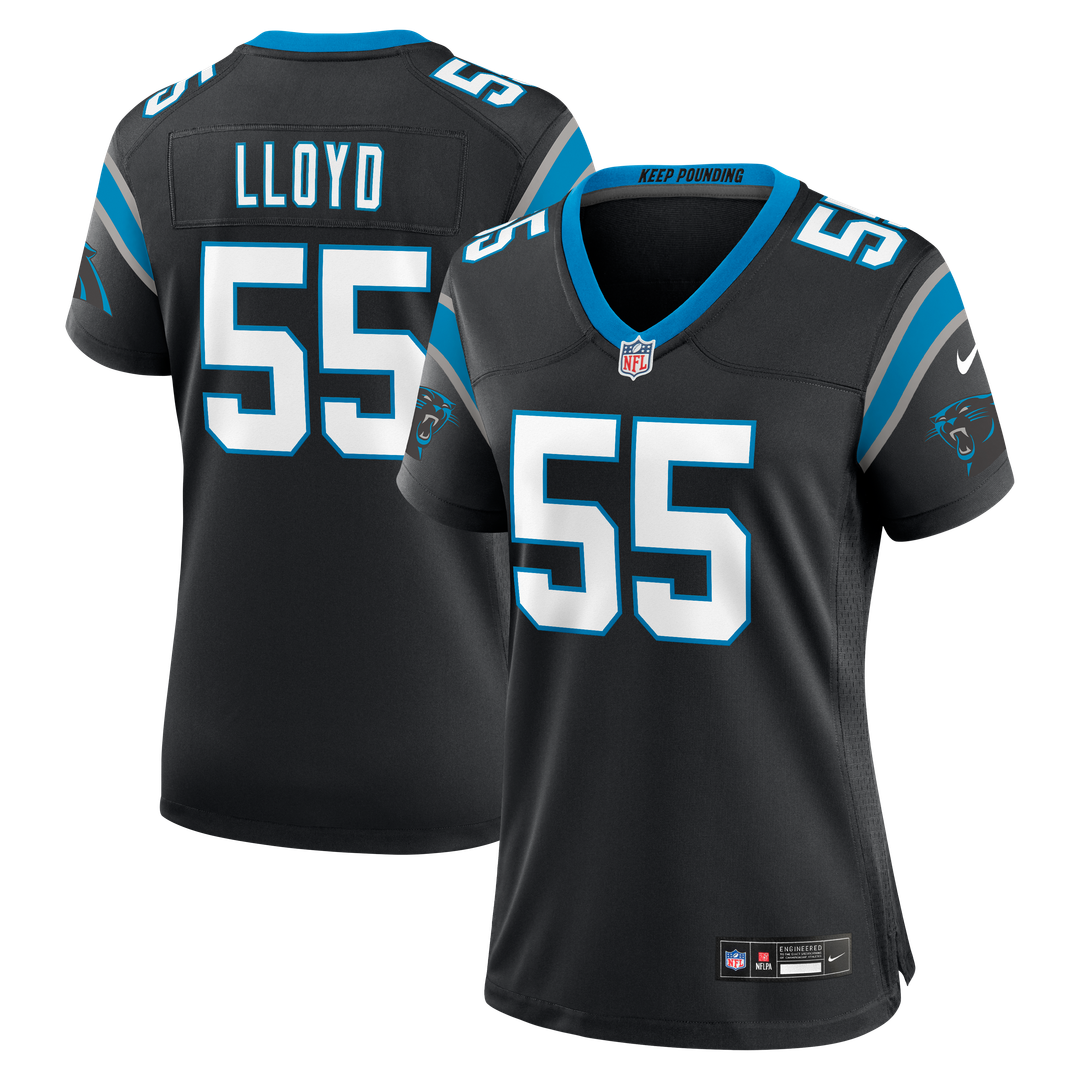 Devin Lloyd Carolina Panthers Nike Women's Team Game Jersey - Black