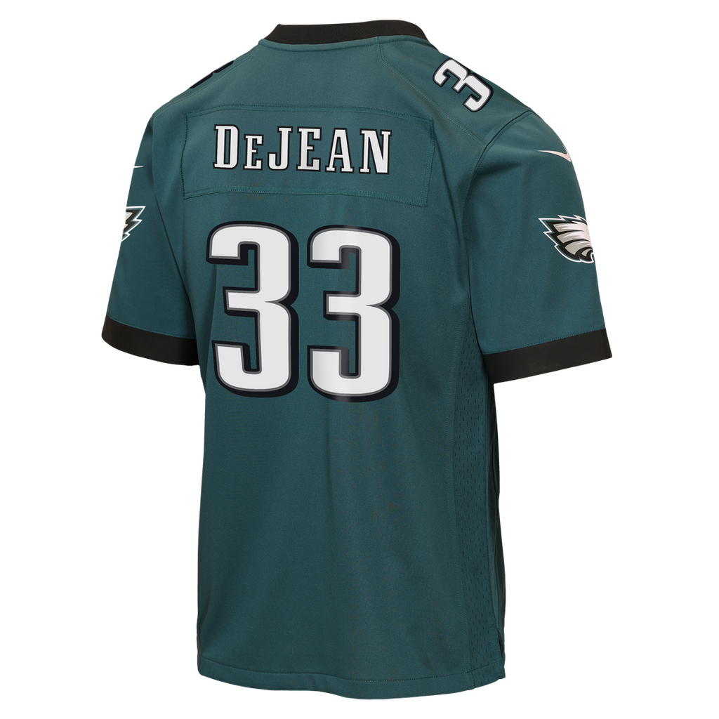 Cooper DeJean Philadelphia Eagles Nike Youth Team Game Jersey - Midnight Green