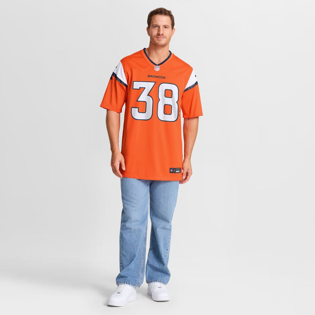 Jaleel McLaughlin Denver Broncos Nike Game Jersey -  White