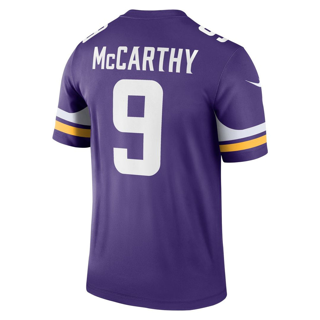J.J. McCarthy Minnesota Vikings Nike Legend Player Performance Top - White