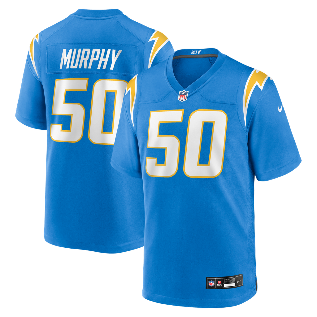 Caleb Murphy Los Angeles Chargers Nike Team Game Jersey -  Powder Blue