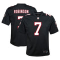 Bijan Robinson Atlanta Falcons Nike Youth Game Jersey - Black