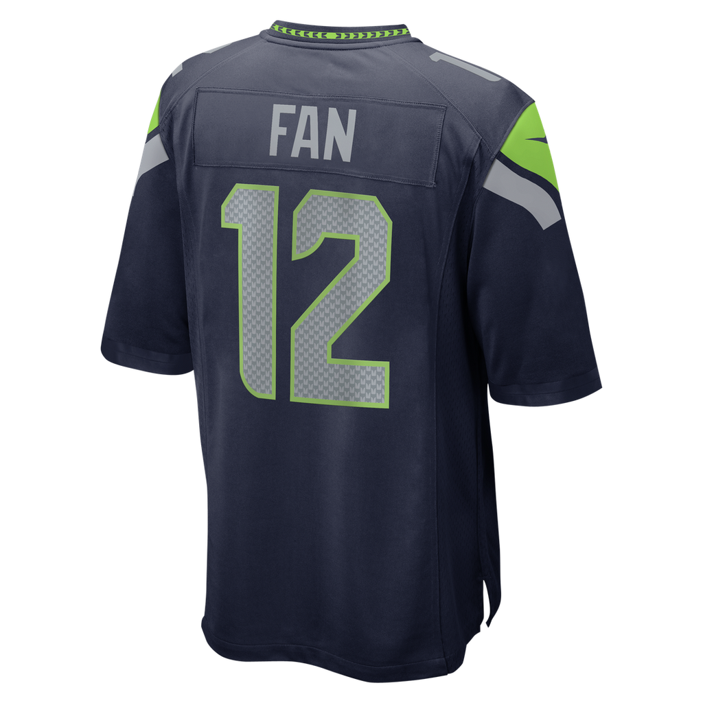 12s Seattle Seahawks Nike Team Game Jersey -  College Navy