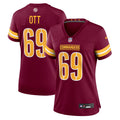 Tyler Ott Washington Commanders Nike Women's Team Game Jersey -  Burgundy