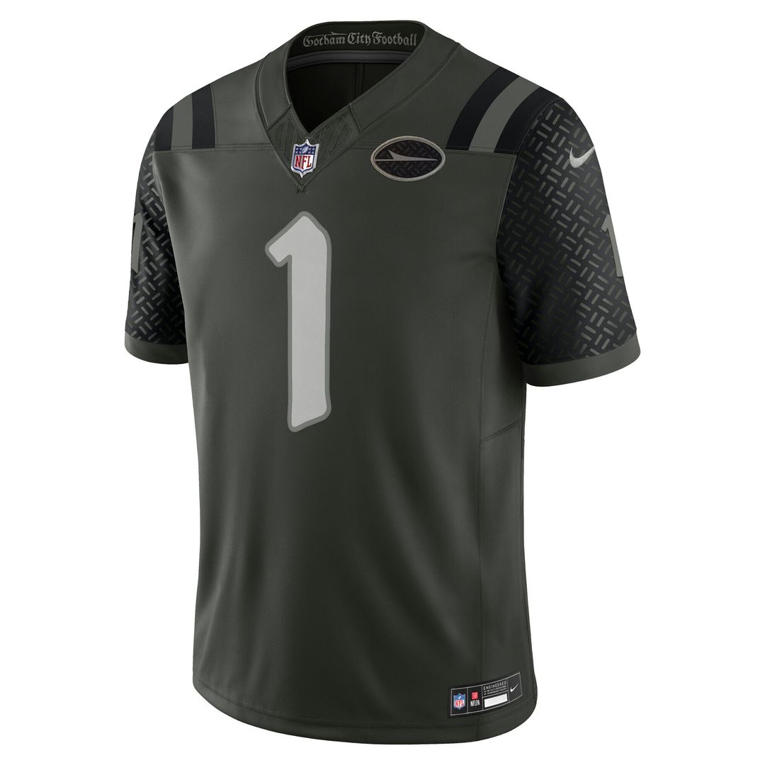 Ahmad Sauce Gardner New York Jets Nike 2025 Rivalries Collection Stitched Limited Jersey - Gotham Green