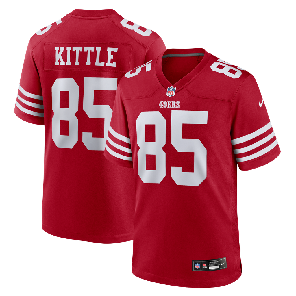 George Kittle San Francisco 49ers Nike Team Game Jersey - Scarlet