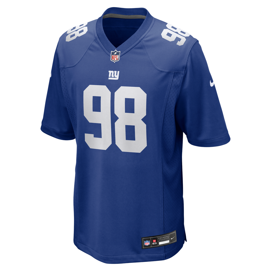 Leki Fotu New York Giants Nike Team Game Jersey - Royal