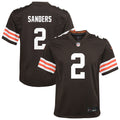 Shedeur Sanders Cleveland Browns Nike Youth Game Jersey - Brown