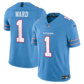 Cameron Ward Tennessee Titans Nike Vapor F.U.S.E. Stitched Limited Jersey - Light Blue