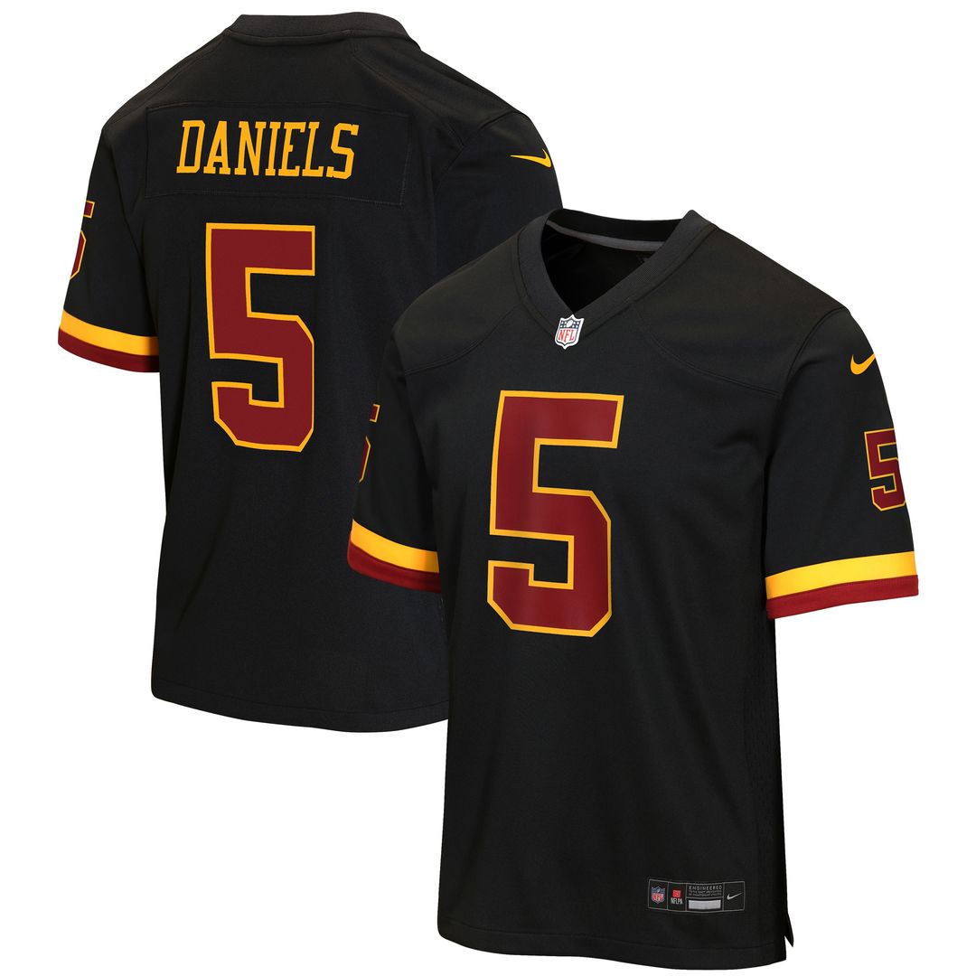 Jayden Daniels Washington Commanders Nike Youth Game Jersey - Burgundy