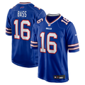 Tyler Bass Buffalo Bills Nike Team Game Jersey -  Royal