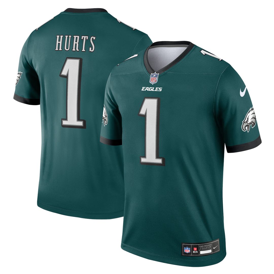 Jalen Hurts Philadelphia Eagles Nike Legend Player Performance Top - Kelly Green