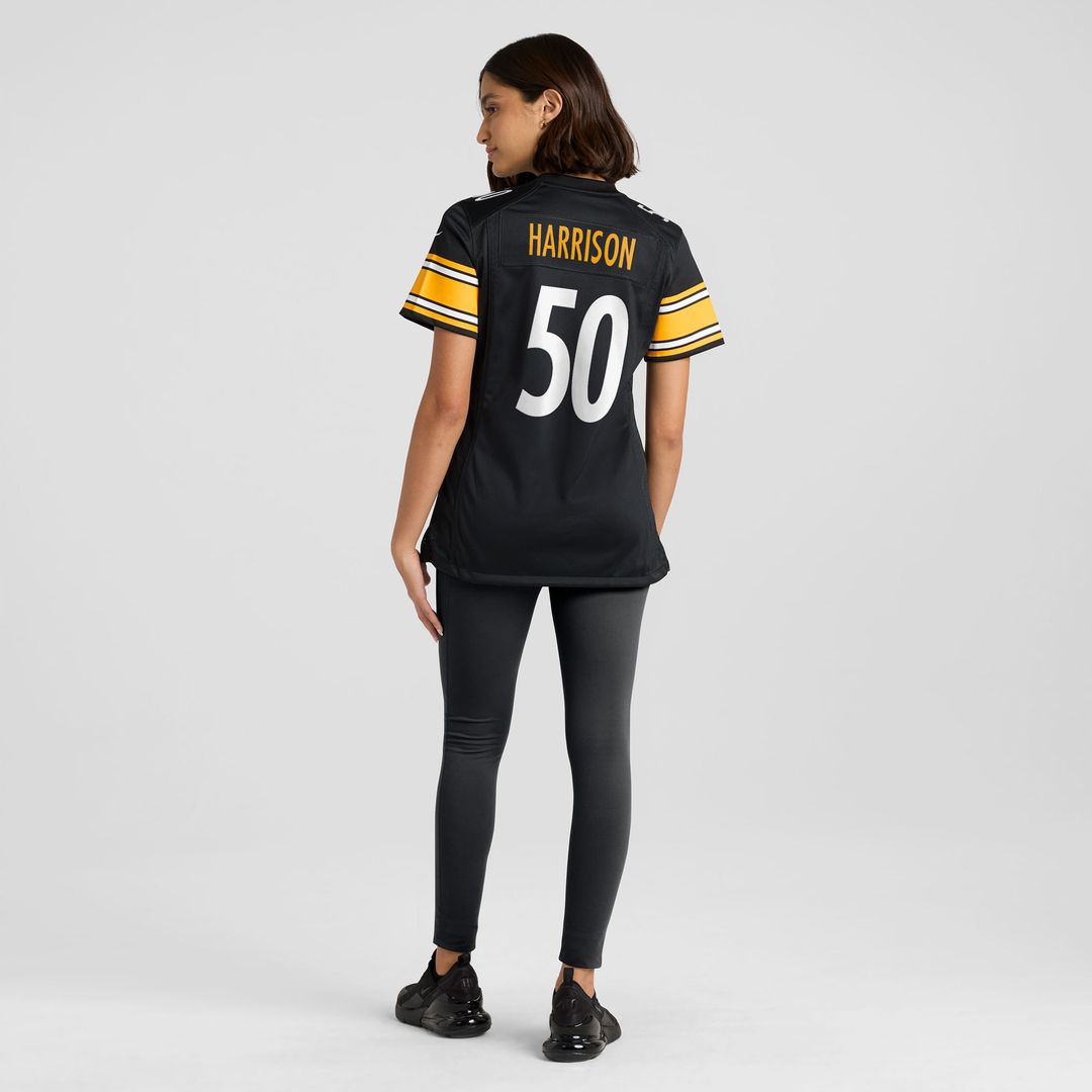 Malik Harrison Pittsburgh Steelers Nike Women's Team Game Jersey -  Black