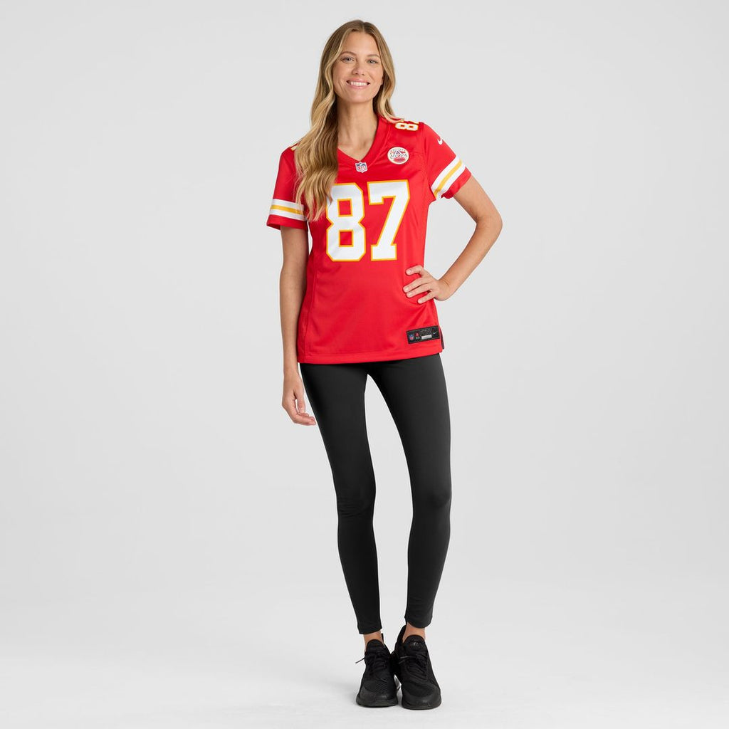 Travis Kelce Kansas City Chiefs Nike Women's Game Jersey - Red
