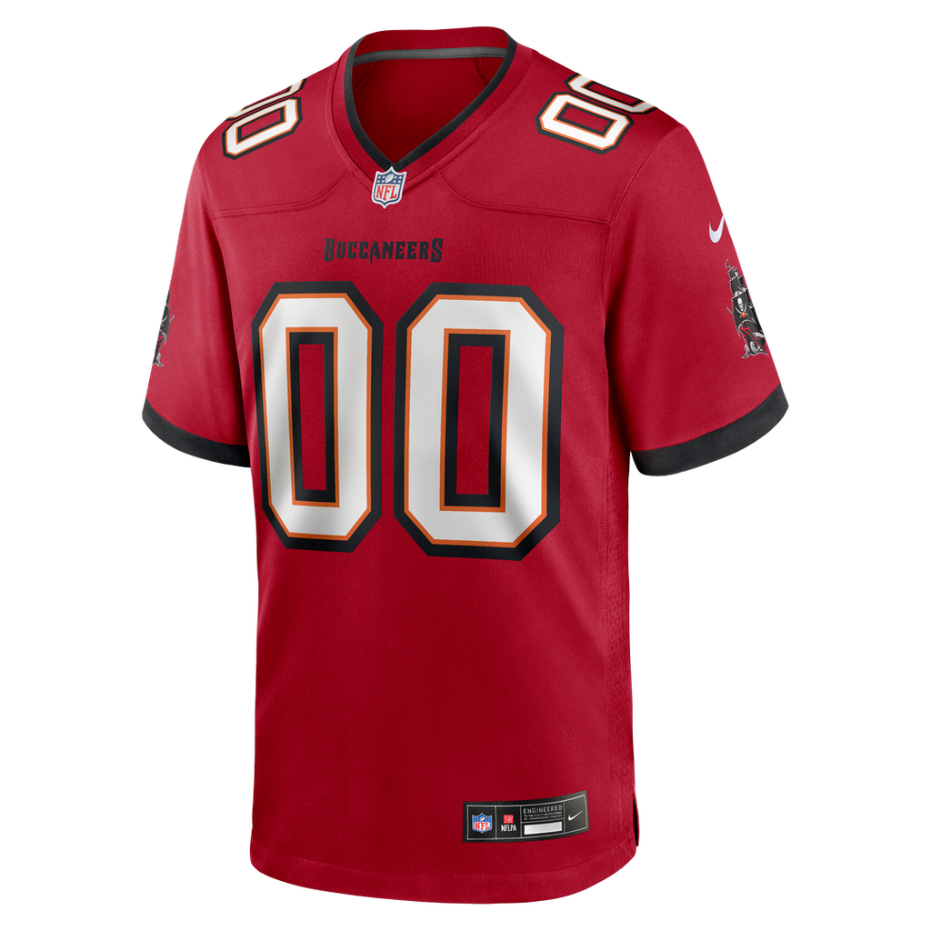 Men's Nike Red Tampa Bay Buccaneers  Team Custom Game Jersey