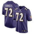 Andrew Vorhees Baltimore Ravens Nike Team Game Jersey -  Purple