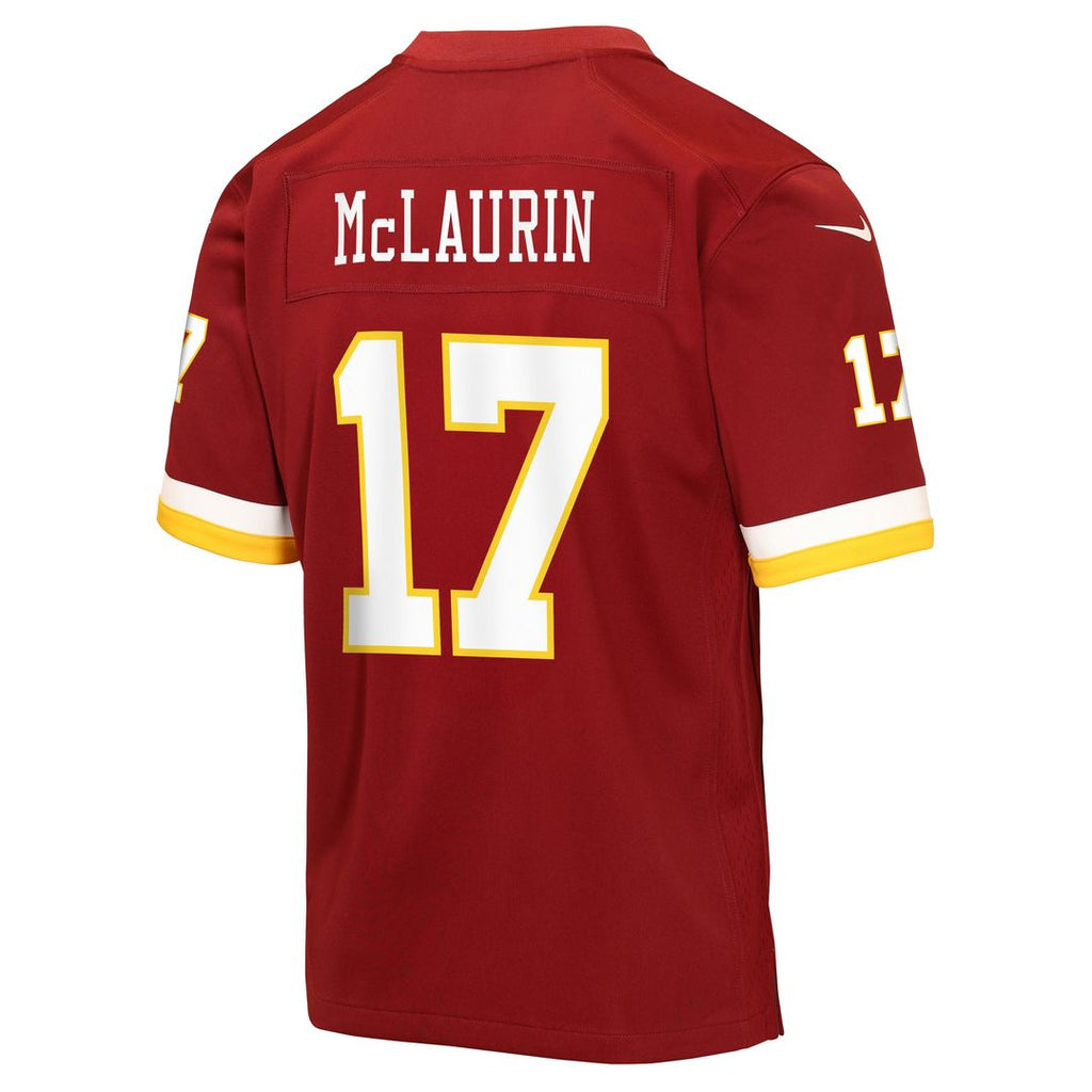Terry McLaurin Washington Commanders Nike Youth Hail Raiser Alternate Game Jersey - Black