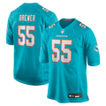 Aaron Brewer Miami Dolphins Nike  Game Jersey -  Aqua