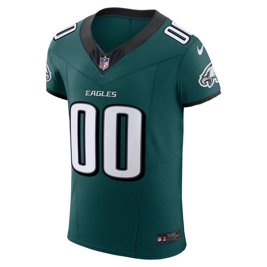 Philadelphia Eagles Nike Alternate Vapor F.U.S.E. Elite Custom Jersey -  Black