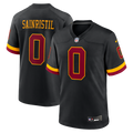 Mike Sainristil Washington Commanders Nike Hail Raiser Alternate Game Jersey - Black