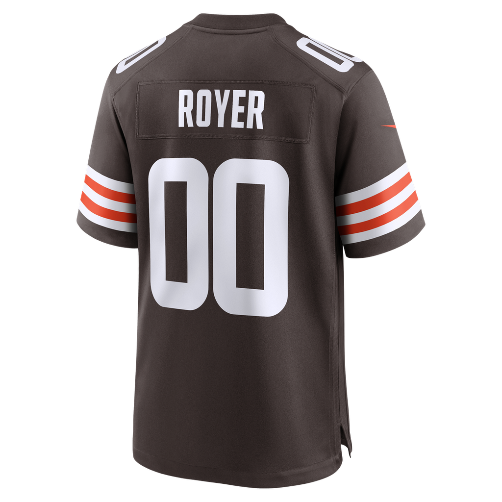 Joe Royer Cleveland Browns Nike Game Jersey - Brown