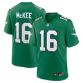 Tanner McKee Philadelphia Eagles Nike Alternate Game Jersey - Kelly Green