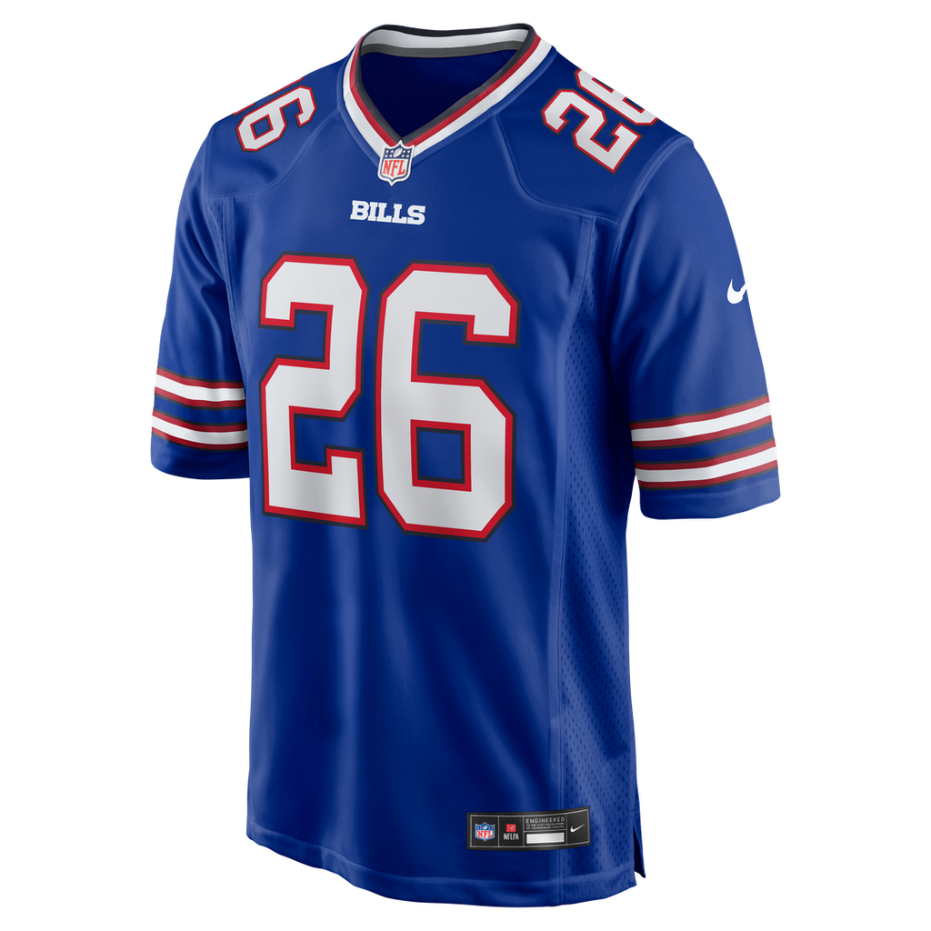 Ty Johnson Buffalo Bills Nike Team Game Jersey -  Royal