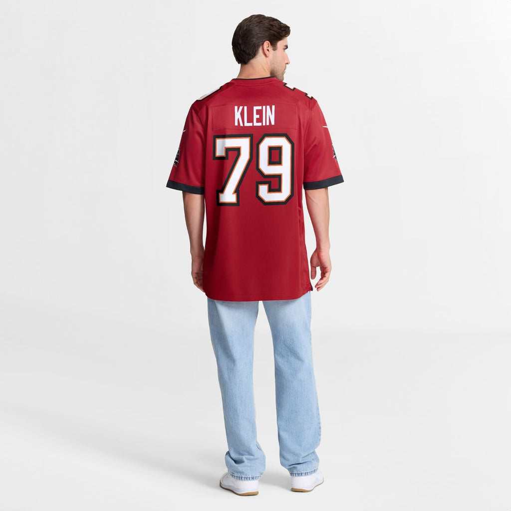 Elijah Klein Tampa Bay Buccaneers Nike  Game Jersey -  Red