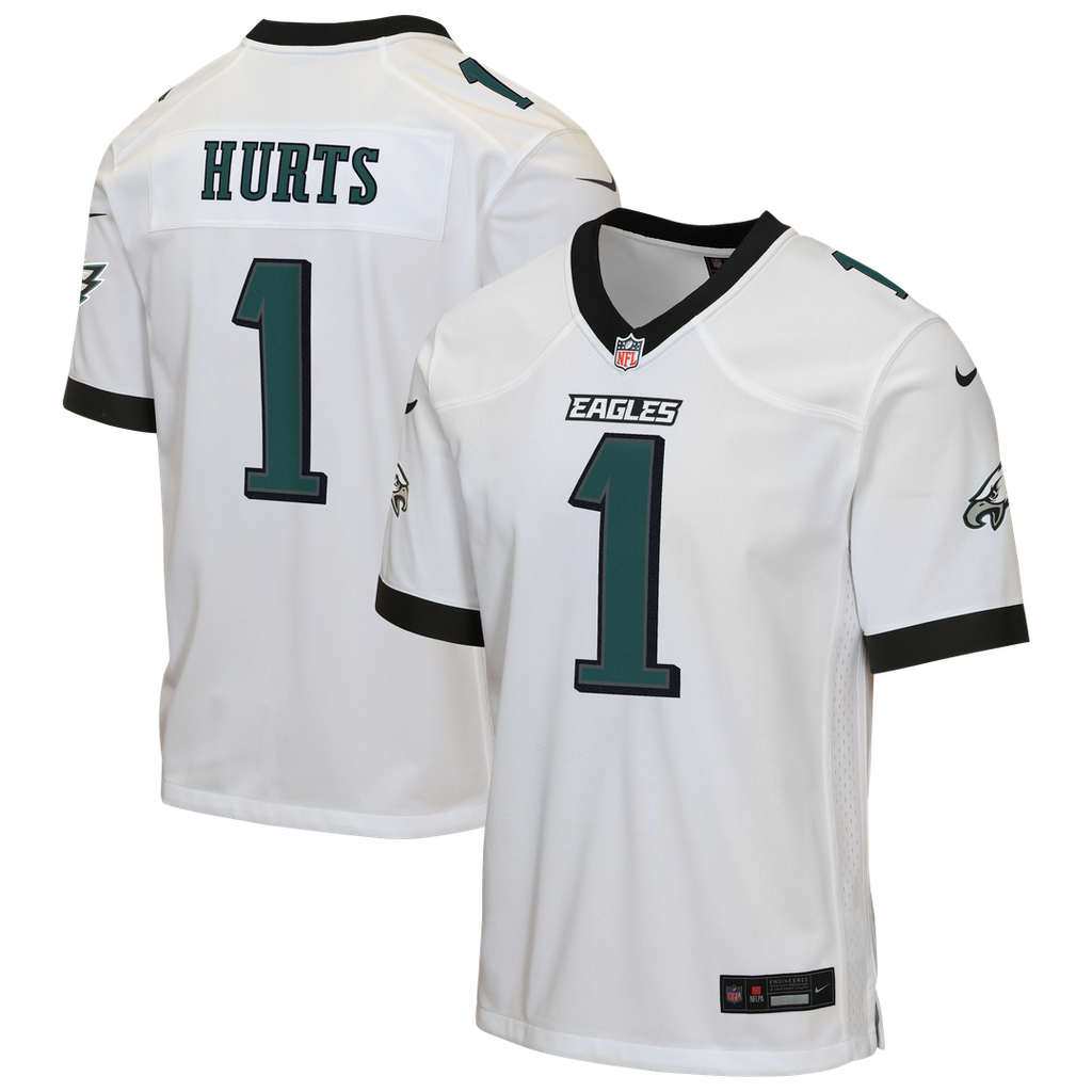 Jalen Hurts Philadelphia Eagles Nike Youth Game Jersey - White