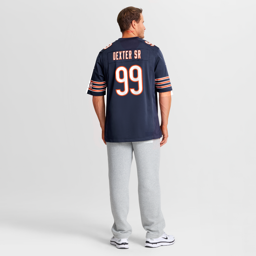 Gervon Dexter Sr. Chicago Bears Nike  Game Jersey -  Navy