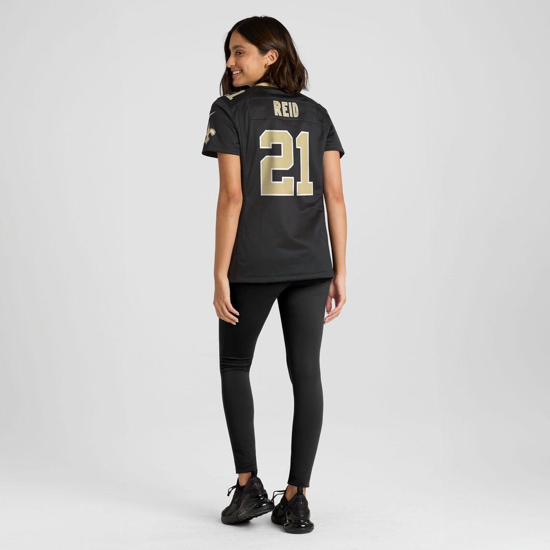 Justin Reid New Orleans Saints Nike Women's Team Game Jersey -  Black