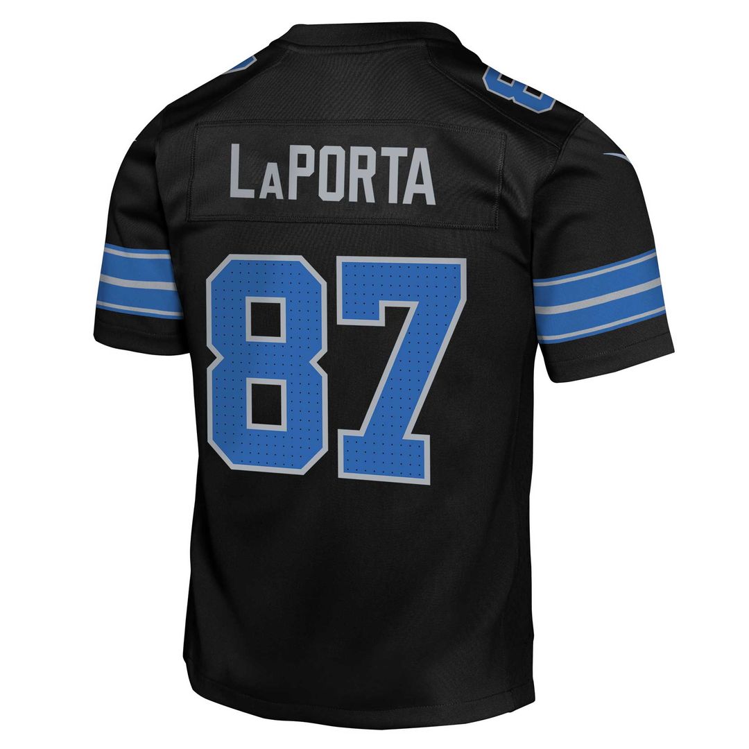 Sam LaPorta Detroit Lions Nike Youth Game Jersey - Blue