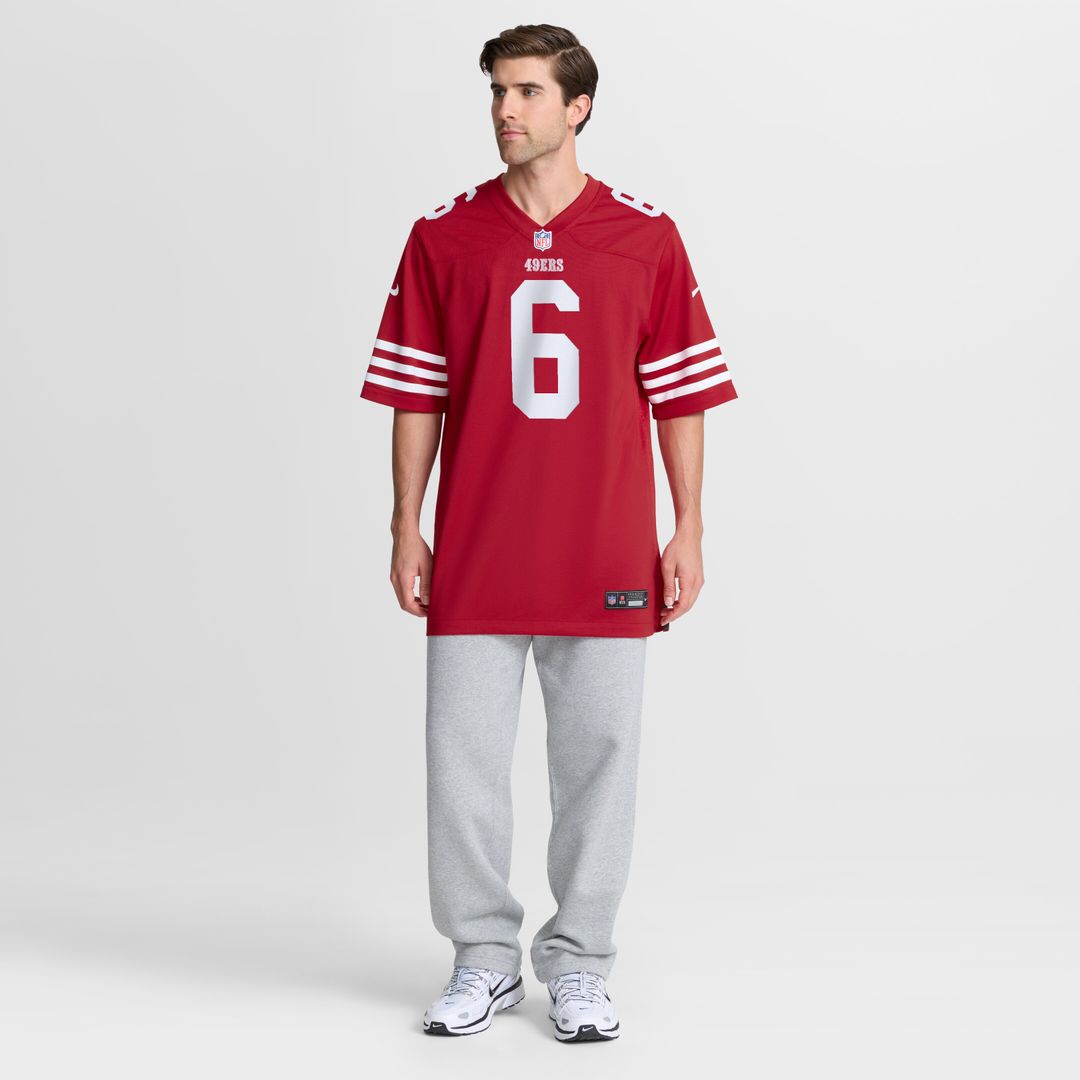Malik Mustapha San Francisco 49ers Nike  Game Jersey -  Scarlet
