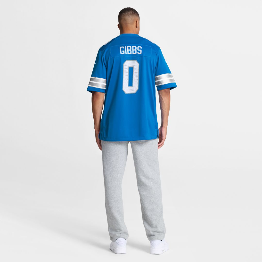 Jahmyr Gibbs Detroit Lions Nike Game Player Jersey - White