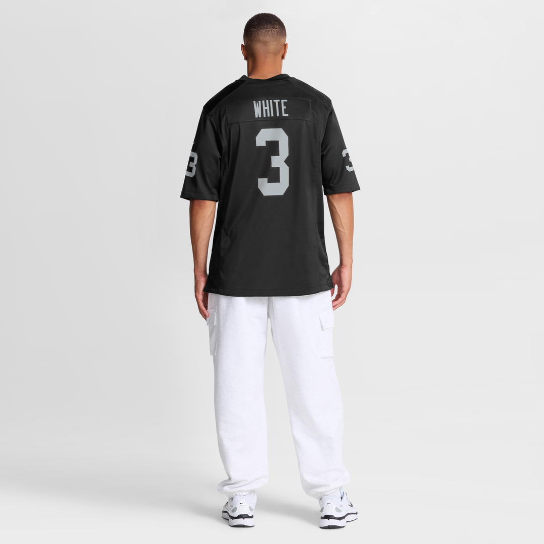 Zamir White Las Vegas Raiders Nike Team Game Jersey -  Black