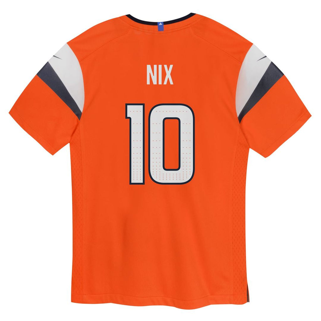 Bo Nix Denver Broncos Nike Preschool Team Player Game Jersey - Orange