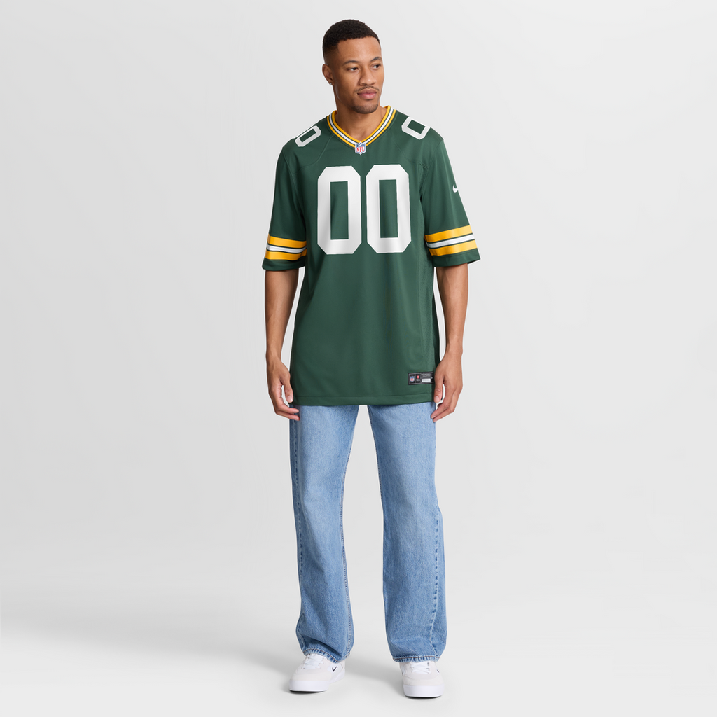 Green Bay Packers Nike Custom Game Jersey - Green