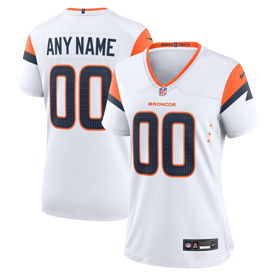 Denver Broncos Nike Women's Alternate Custom Game Jersey  - Navy
